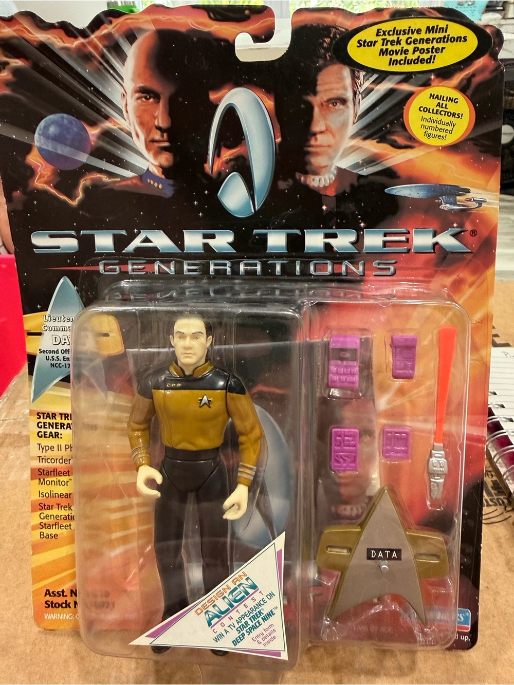 1994 Star Trek Generations Data Playmates SEALED